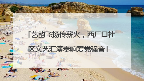 艺韵飞扬传薪火，西厂口社区文艺汇演奏响爱党强音