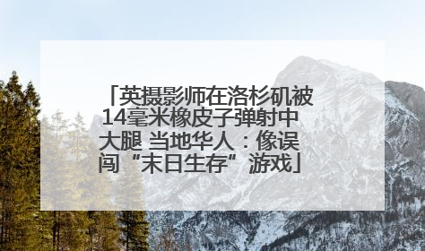 英摄影师在洛杉矶被14毫米橡皮子弹射中大腿 当地华人：像误闯“末日生存”游戏