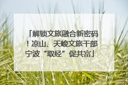 解锁文旅融合新密码！凉山、天峻文旅干部宁波“取经”促共富