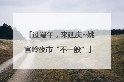 过端午，来延庆~姚官岭夜市“不一般”