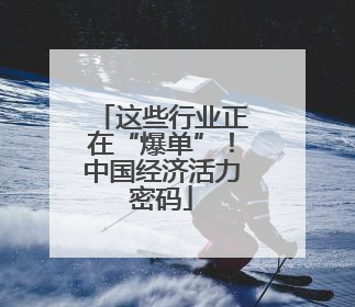 这些行业正在“爆单”！中国经济活力密码