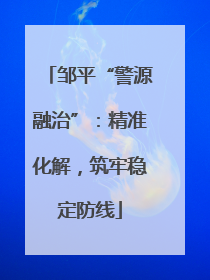 邹平“警源融治”：精准化解，筑牢稳定防线