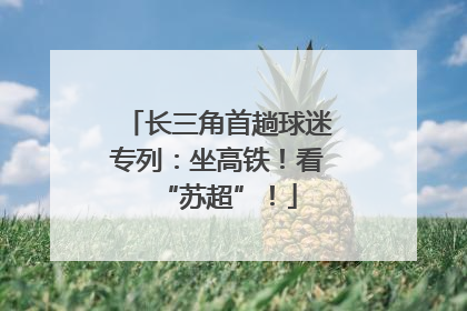长三角首趟球迷专列：坐高铁！看“苏超”！