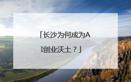 长沙为何成为AI创业沃土？