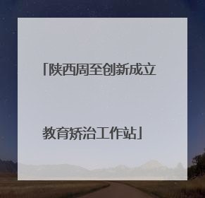 陕西周至创新成立教育矫治工作站