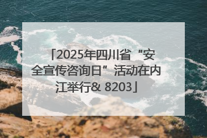 2025年四川省“安全宣传咨询日”活动在内江举行& 8203