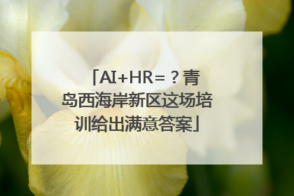 AI+HR=？青岛西海岸新区这场培训给出满意答案